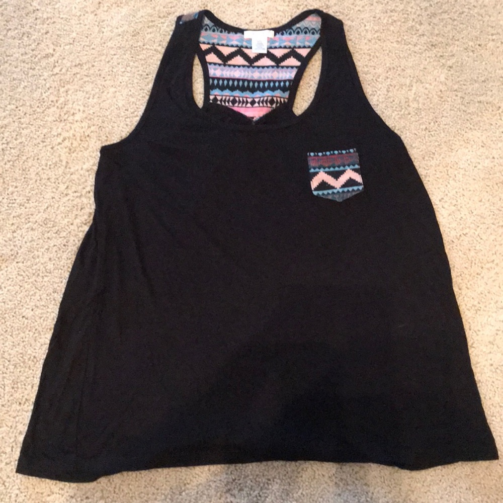 Black Aztec Tank